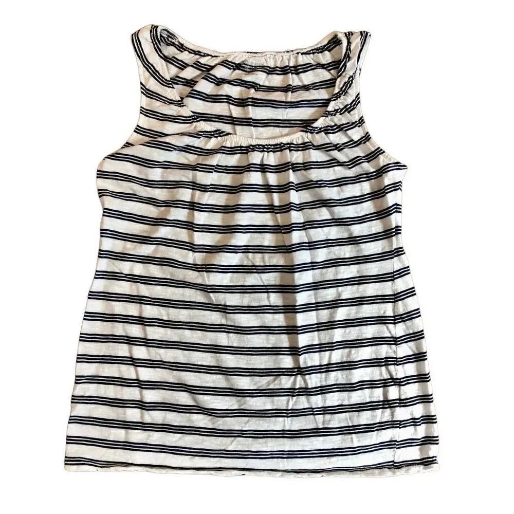 MotherhoodโMaternityโWomenโsโNursingโStripedโTankโTopโMedium